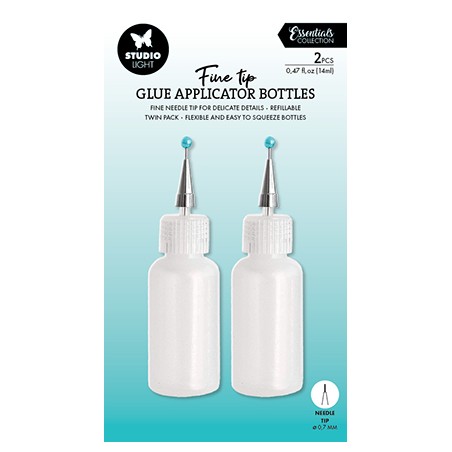 (SL-TO-GAB01)Studio Light Glue Application Bottles Ultra fine tip 14ML Tools, Essentials nr.01