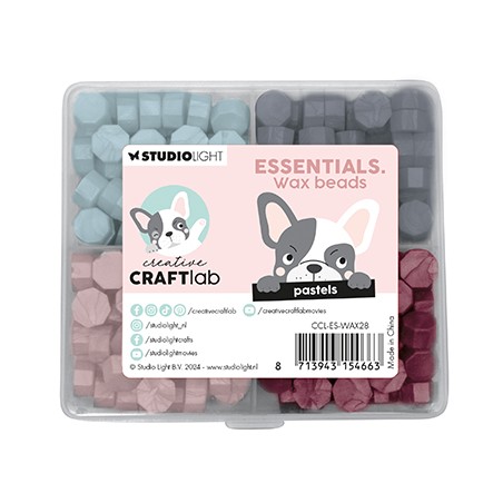 (CCL-ES-WAX28)Studio Light Wax Beads Pastels Essentials nr.28