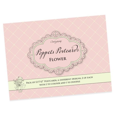 (ACC-BO-31095-XX)GROOVI - Poppets Postcards - Flower