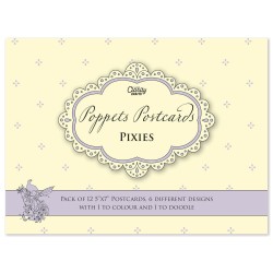 (ACC-BO-31706-XX)GROOVI - Poppets Postcards - Pixies