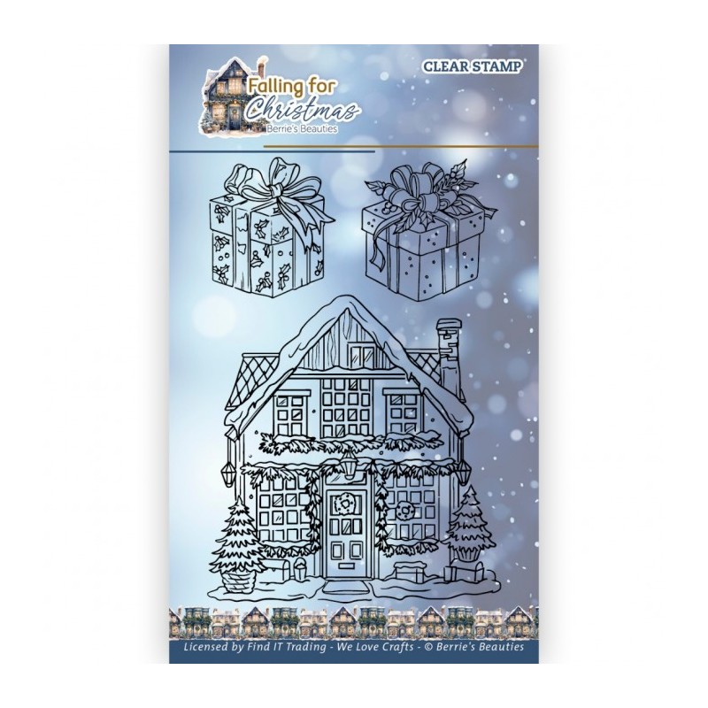 (BBCS10015)Clear Stamps - Berries Beauties - Falling for Christmas - House