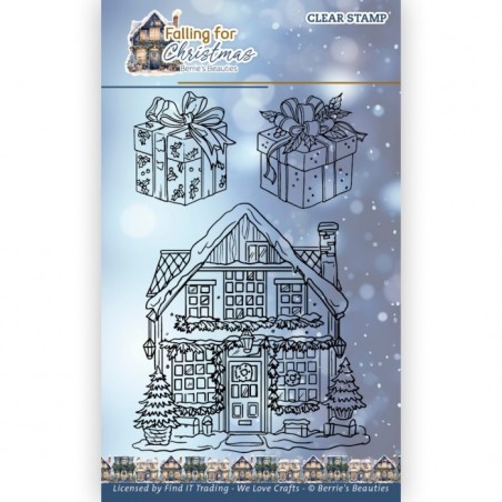 (BBCS10015)Clear Stamps - Berries Beauties - Falling for Christmas - House