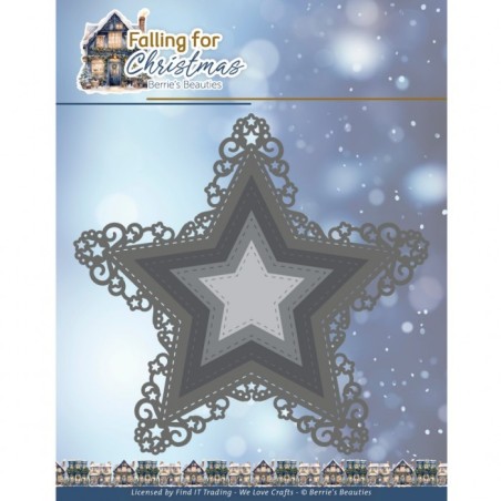 (BBD10026)Dies - Berries Beauties - Falling for Christmas - Falling Star Frame