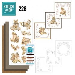 (STDO228)Stitch and Do 228 - Frosted Gold Christmas