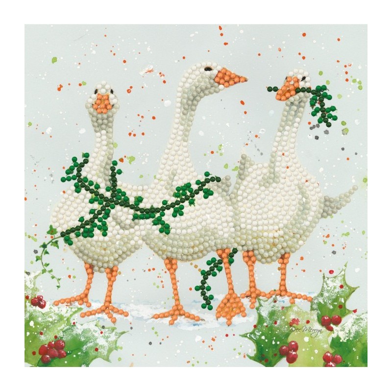 (BMSA48)Sprakle Art Bree Merryn - Christmas - Christmas Geese