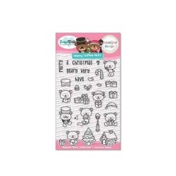 (CDJD-0049)CarlijnDesign Stempels Merry Toffee Nuts