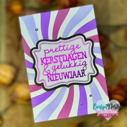 (CDHF-0062)CarlijnDesign Hot foil Sierlijk kader Kerst