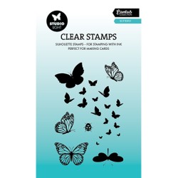 (SL-ES-STAMP738)Studio light SL Stamp Butterfly Essentials nr.738