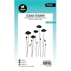 (SL-ES-STAMP741)Studio light SL Stamp Poppies Essentials nr.741