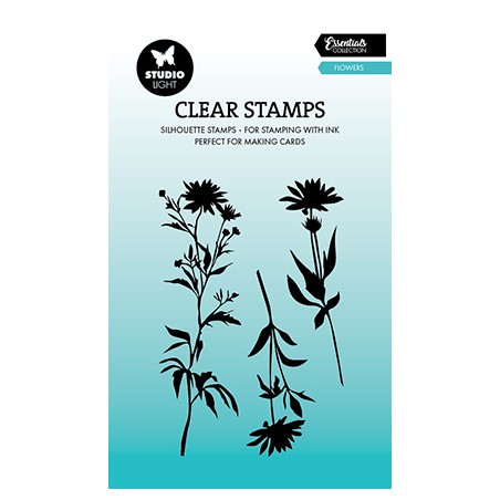 (SL-ES-STAMP743)Studio light SL Stamp Flowers Essentials nr.743