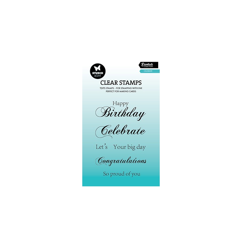 (SL-ES-STAMP744)Studio light SL Stamp Celebrate Essentials nr.744