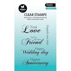 (SL-ES-STAMP745)Studio light SL Stamp True love Essentials nr.745