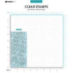 (HE-ND-STAMP721)Studio light Stamp ABC background Nature's Dream 2 nr.721