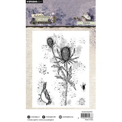 (HE-ND-STAMP723)Studio light Stamp Thistle Nature's Dream 2 nr.723