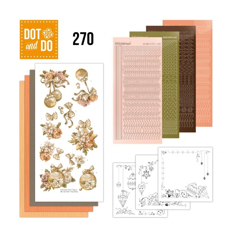 (DODO270)Dot and Do 270 - Amy Design - Frosted Gold Christmas