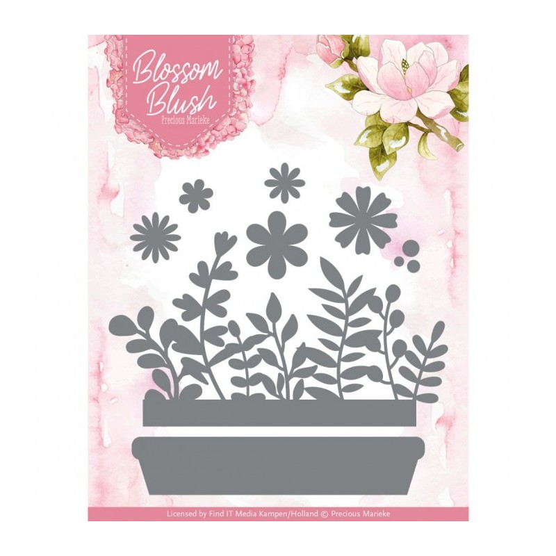 (PM10274)Dies - Precious Marieke - Blossom Blush - Blossom Background