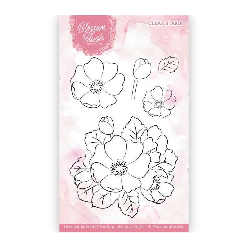 (PMCS10056)Clear Stamps - Precious Marieke - Blossom Blush - Anemone