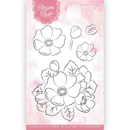 (PMCS10056)Clear Stamps - Precious Marieke - Blossom Blush - Anemone