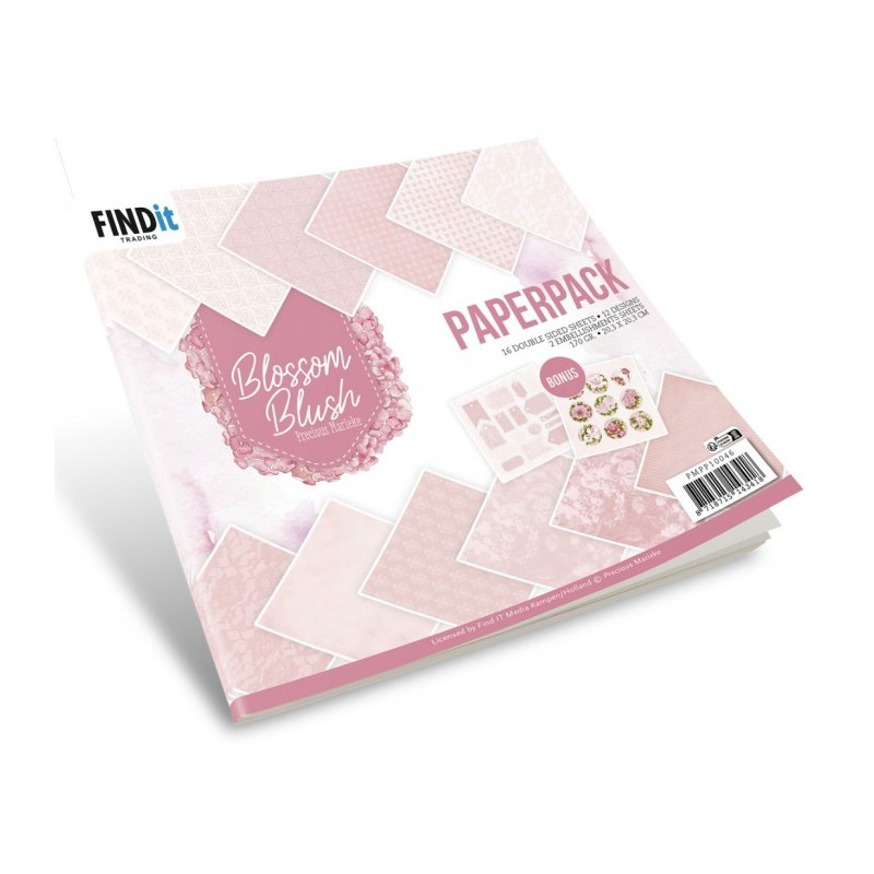 (PMPP10046)Paperpack - Precious Marieke - Blossom Blush - Design