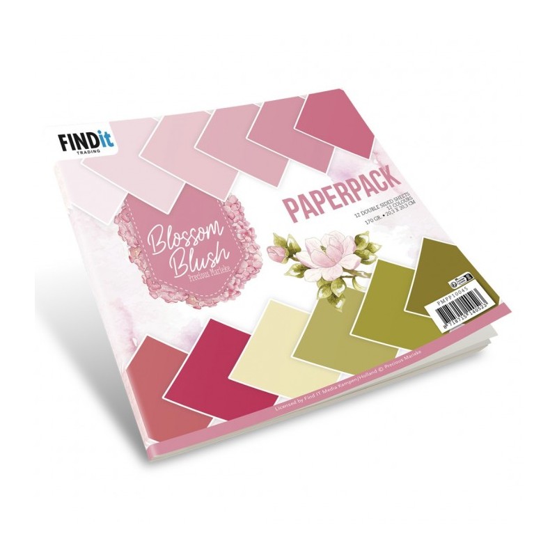 (PMPP10047)Paperpack - Precious Marieke - Blossom Blush - Solid Colours