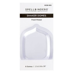 (SCSE-003)Spellbinders Fresh Picked Shaker Domes (6pcs)