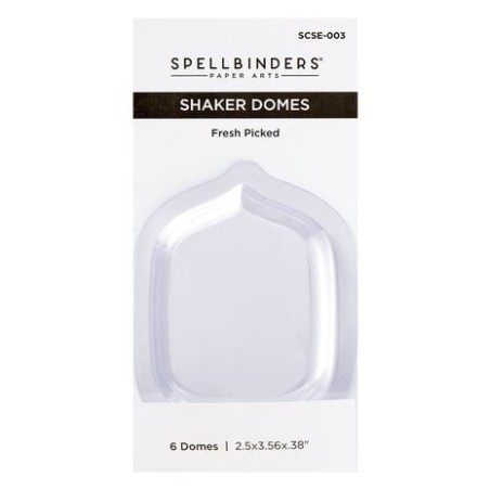 (SCSE-003)Spellbinders Fresh Picked Shaker Domes (6pcs)