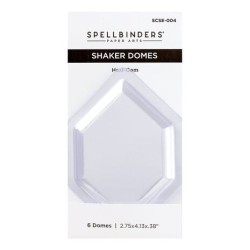 (SCSE-004)Spellbinders Hexi-Gem Shaker Domes (6pcs)