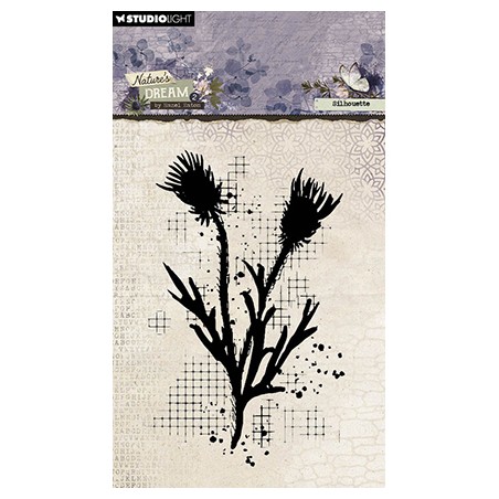 (HE-ND-STAMP718)Studio light Stamp Silhouette Nature's Dream 2 nr.718