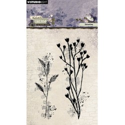 (HE-ND-STAMP719)Studio light Stamp  Branches Nature's Dream 2 nr.719