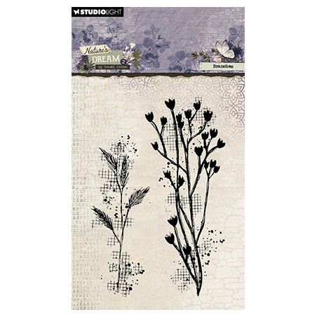 (HE-ND-STAMP719)Studio light Stamp  Branches Nature's Dream 2 nr.719