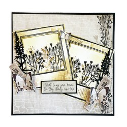 (HE-ND-STAMP719)Studio light Stamp  Branches Nature's Dream 2 nr.719