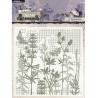 (HE-ND-EMB24)Studio Light embossing folder 3D Botanicals Nature's Dream 2 nr.24