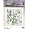 (HE-ND-EMB24)Studio Light embossing folder 3D Botanicals Nature's Dream 2 nr.24