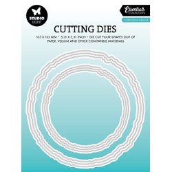 (SL-ES-CD913)Studio Light SL Cutting Die Torn edge circles Essentials nr.913