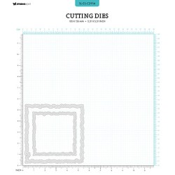 (SL-ES-CD914)Studio Light SL Cutting Die Torn edge squares Essentials nr.914