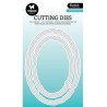 (SL-ES-CD915)Studio Light SL Cutting Die Torn edge ovals Essentials nr.915