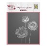 (EF3D108)Nellie's Choice Embossing Flowers