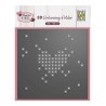 (EF3D109)Nellie's Choice Embossing Pixel Heart