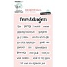 (CCL-ES-STAMP755)Studio light Clear stamp  NL Feestdagen Essentials nr.755