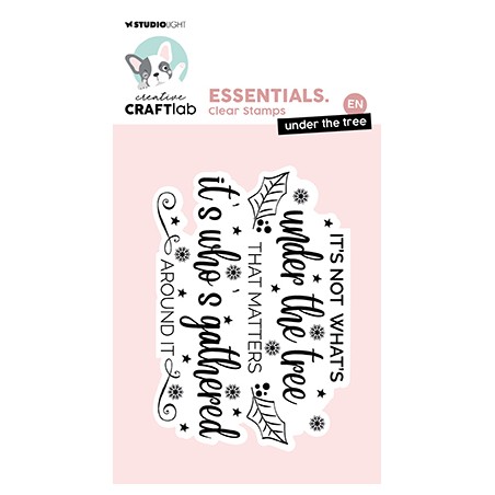 (CCL-ES-STAMP757)Studio light Clear stamp  Under the tree Essentials nr.757