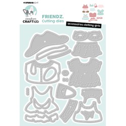 (CCL-FR-CD912)Studio Light Cutting Die Accessoires clothing girls Friendz nr.912