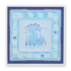 (GRO-PA-42379-01)Groovi® Baby plate A6 Linda's Patchwork