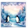 (STDOPP007)Stitch and Do Cards 7 - Berries Beauties - Penguins