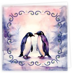 (STDOPP007)Stitch and Do Cards 7 - Berries Beauties - Penguins