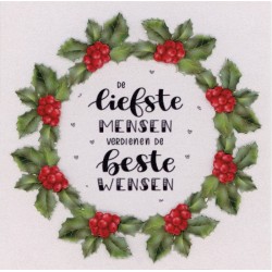 (WOCFF16)Flower Fun serie 016 kerst tekst