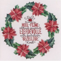 (WOCFF20)Flower Fun serie 020 kerst tekst