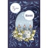 (3DVC10002)3D Velvet Cards - Christmas Blues