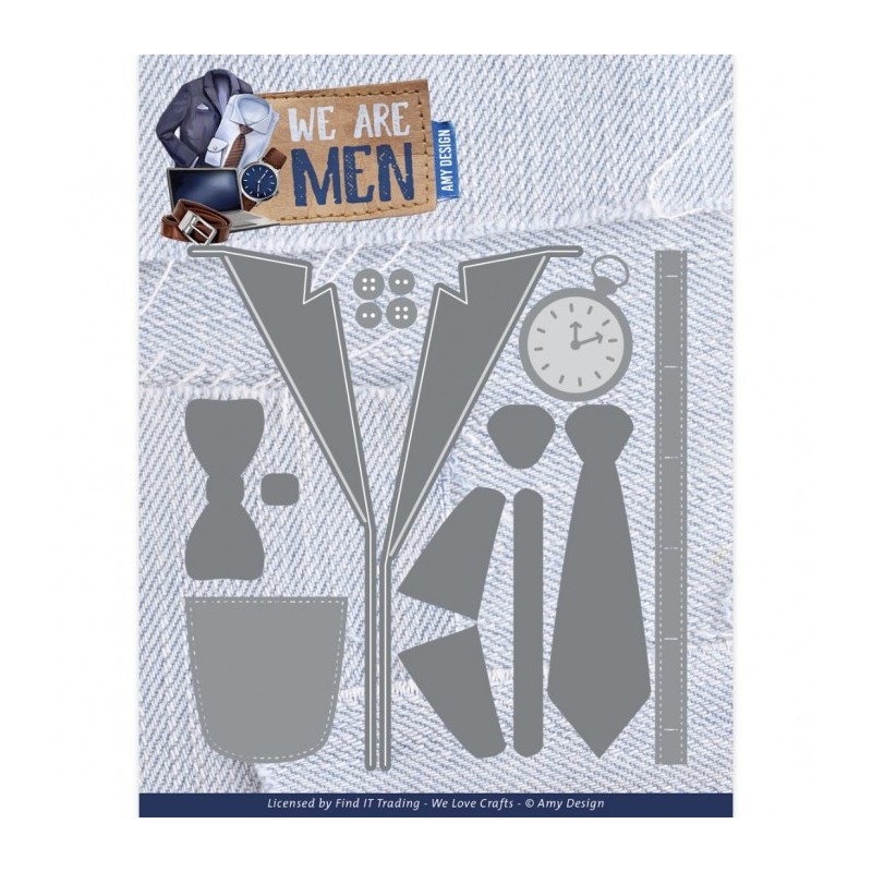 (ADD10323)Dies - Amy Design - We Are Men - Well-dressed man