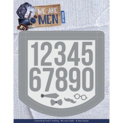 (ADD10324)Dies - Amy Design - We Are Men - Men Digits