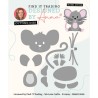 (DBAD10048)Designed by Anna - Mix and Match Cutting Dies - Mabel Mouse